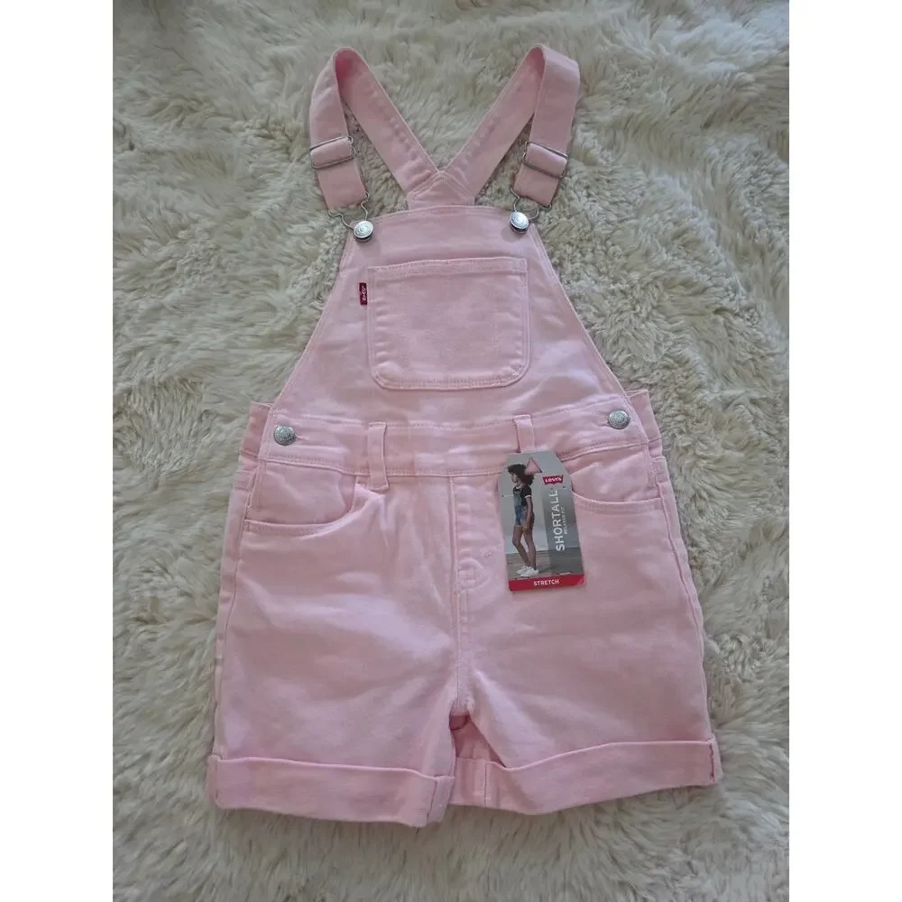 Pink Levis Shortall Stetch size 6 Regular NWT